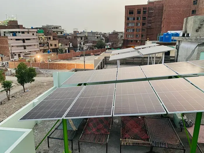 Rooftop solar installation project 1