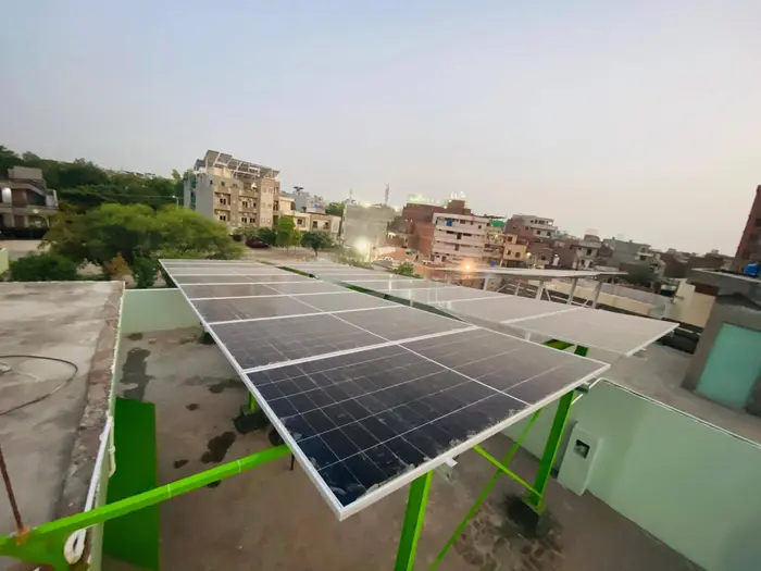 Rooftop solar installation project 2
