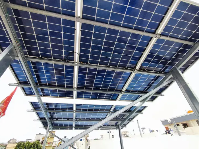 Rooftop solar installation project 7