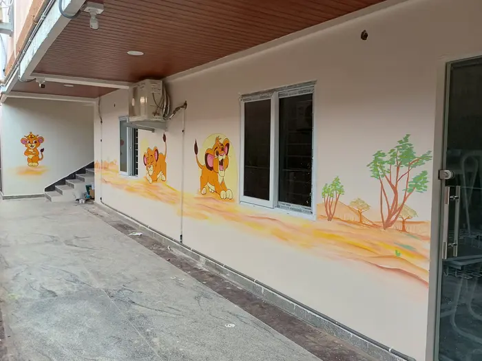 Wall mural painting project 9